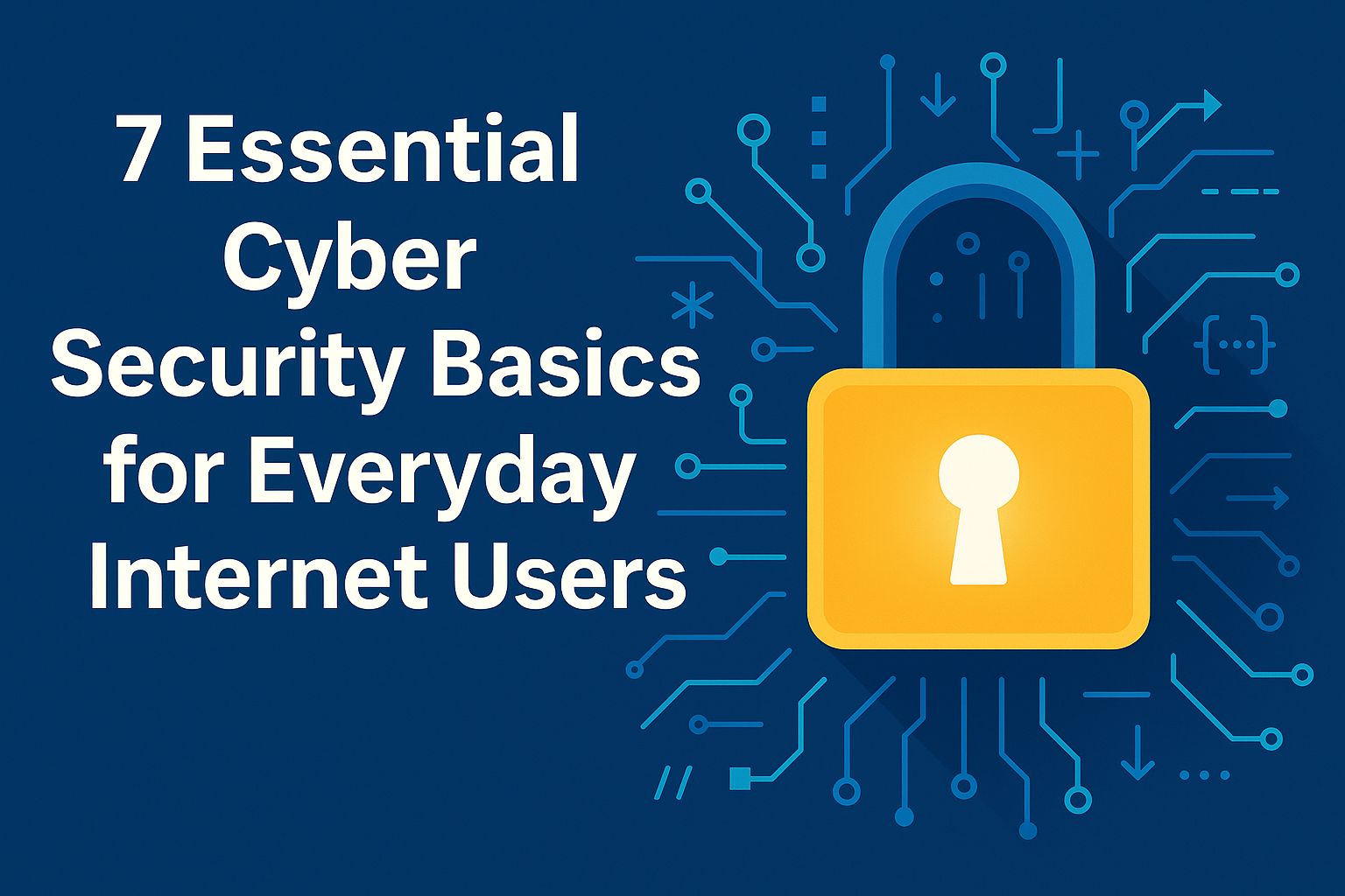7 Essential Cyber Security Basics for Everyday Internet Users